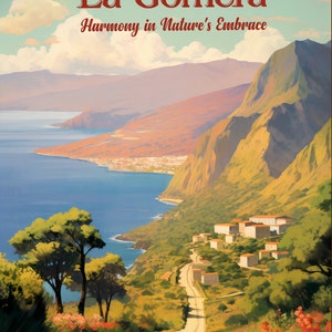 Spanien, La Gomera | Poster | Wandkunst | Wohnkultur |