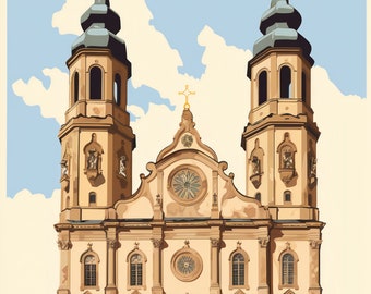 Germany, Fulda Cathedral | Poster | Wall Art | Home Decor |