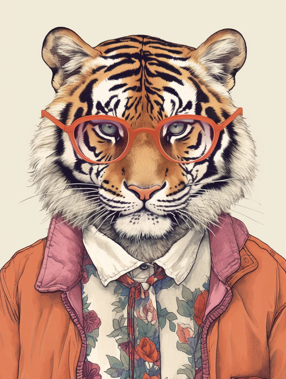 Gucci tiger poster - Etsy België, image size:928x1232