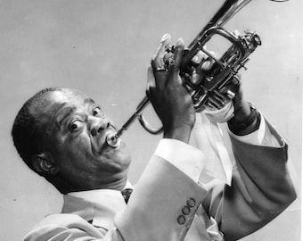 Louis Armstrong | Pôster | Arte de parede | Decoração de casa |