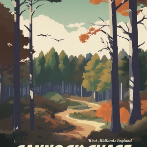 Great Britain, Cannock Chase | Poster | Wall Art | Home Decor |