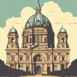 Deutschland, Berliner Dom | Poster | Wandkunst | Wohnkultur |