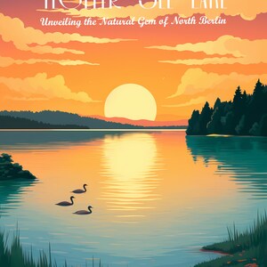 Duitsland, Tegeler See | Poster | Muurkunst | Woondecoraties |