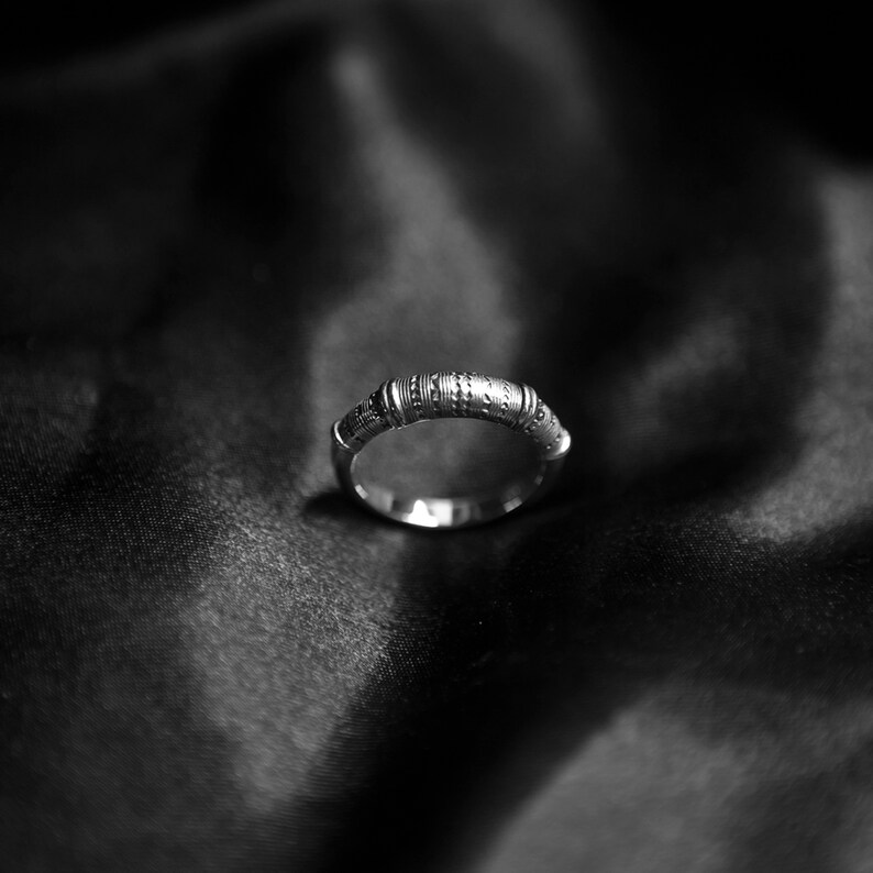 Silver Men/'s Ring 925 Ethnic Style
