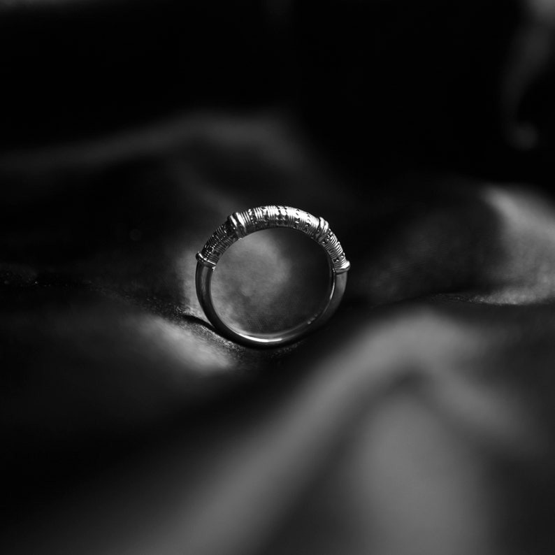 Silver Men/'s Ring 925 Ethnic Style