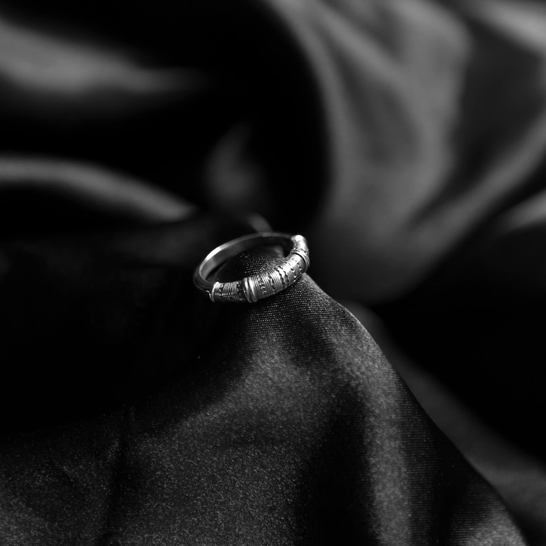 Silver Men/'s Ring 925 Ethnic Style
