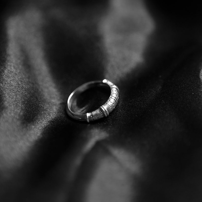 Silver Men/'s Ring 925 Ethnic Style