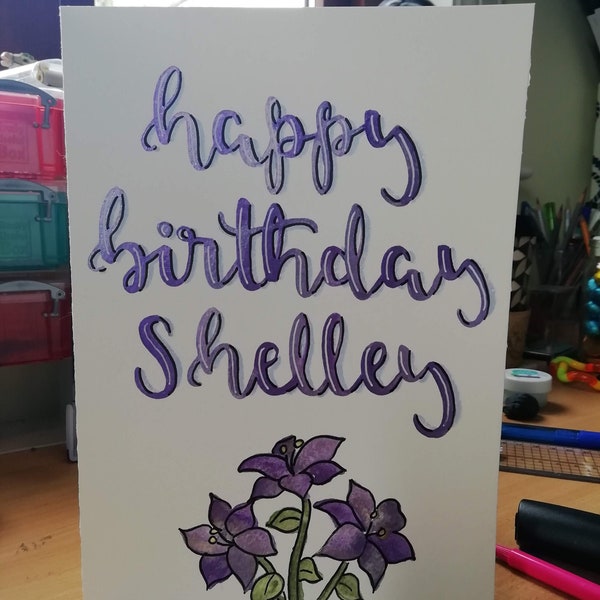 Custom handmade greetings cards