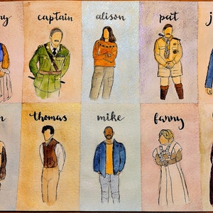 BBC ghosts watercolour