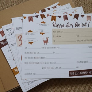 Mailensteinkarten fürs Babyalbum | Mein erstes Jahr | Karten fürs Babyalbum | Fotoalbum | Geschenk zur Geburt | Geschenk zur Taufe