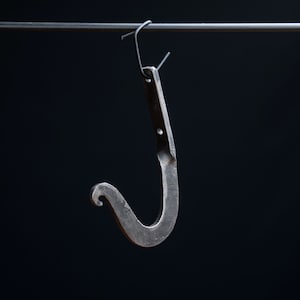 appendiabiti rustico, ganci forgiati a mano