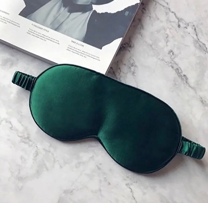 Organic Green Silk Eye Mask Sleeping Mask Sleeping Mask Etsy UK