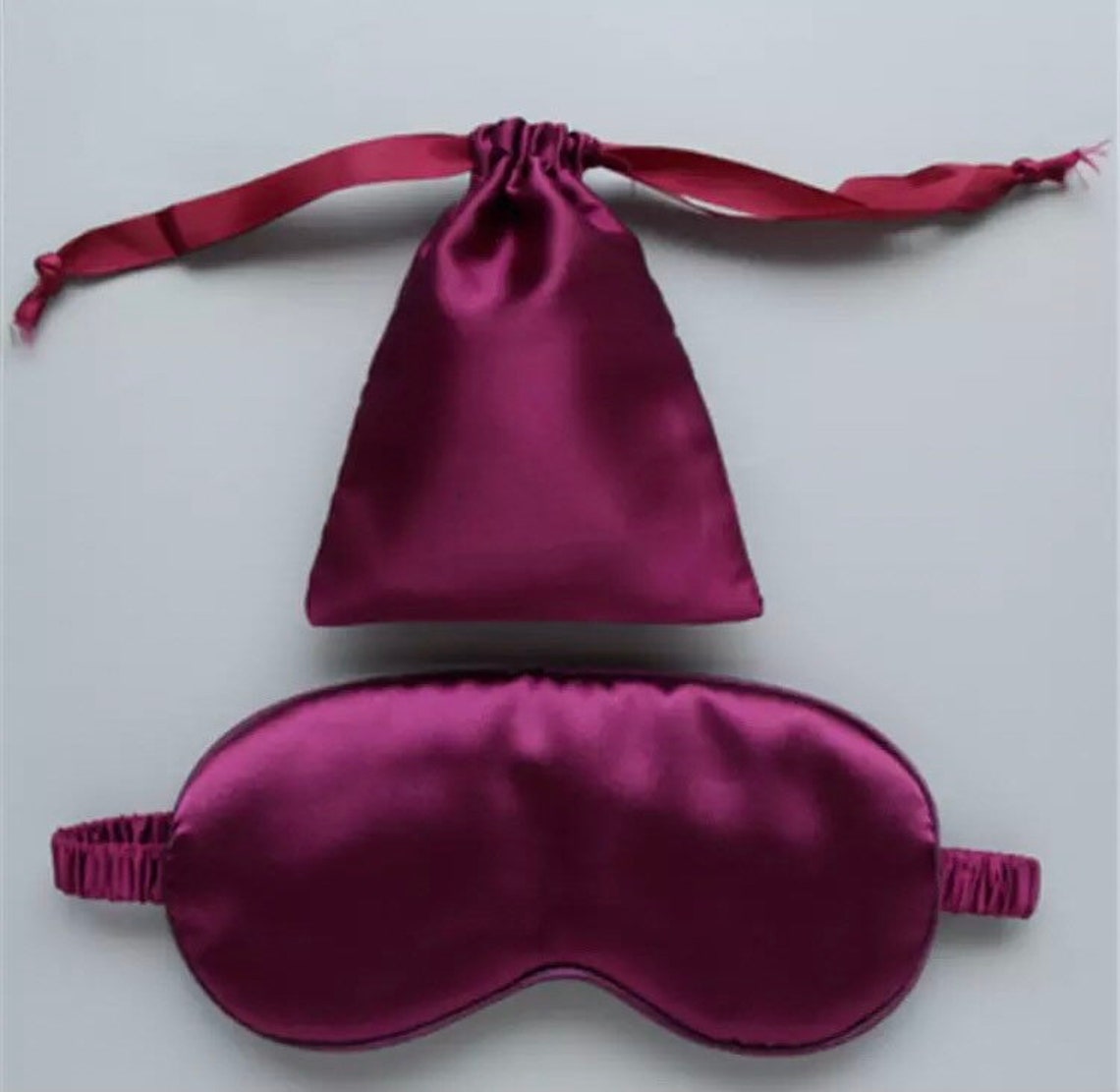 UK Luxury Pure Mulberry Blindfolded Dark Purple Eye Mask Bag Etsy UK