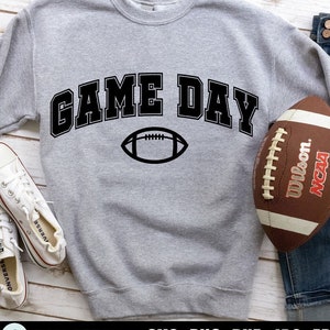 Game Day SVG, voetbal SVG, Game Day Varsity SVG, Retro Varsity Game Day png