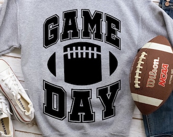 Game Day SVG, Game Day PNG, Game Day-shirt, Game Day Varsity, Game Day voetbal