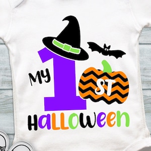 Meu primeiro SVG de Halloween, Meu primeiro SVG de Halloween, Baby Halloween SVG, Pumpkin SVG