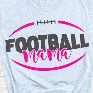 Football mama SVG, football maman, fichiers coupe football