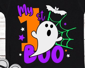 Mein erstes Halloween SVG: Kids Boo Geist (Digitaler Download)