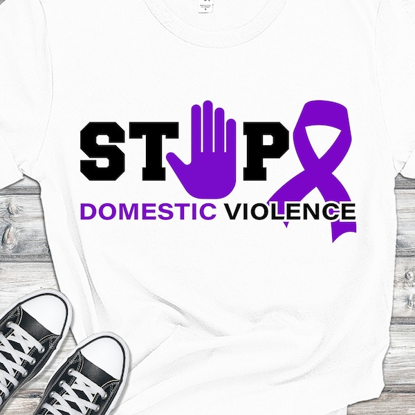 Stop Domestic Violence SVG, Domestic Violence Awareness SVG, Domestic Violence Day,