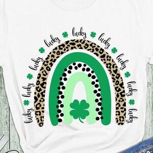 St Patricks rainbow SVG, Lucky rainbow, St Patricks day cut files, St Patricks SVG
