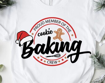 Christmas Baking Crew SVG: Cookie Team Design (Digital Download)