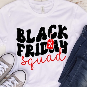 Black Friday Squad SVG, Black Friday-shirt, Black Friday SVG, Retro Wave Black Friday, Shopping squad SVG
