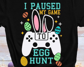 Ostern Gamer SVG: Eiersuche, lustige Kinder Design (Digitaler Download)