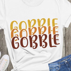 Gobble SVG, Thanksgiving SVG, Turkey SVG, Fall svg