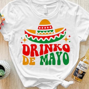 Cinco de Mayo SVG, SVG Drinko de Mayo, SVG Cinco de Drinko, Fiesta svg, svg Fiesta Squad
