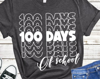 100 Schultage SVG, 100 Tage SVG, 100.Tag der Schule SVG - Digitale SVG-Dateien