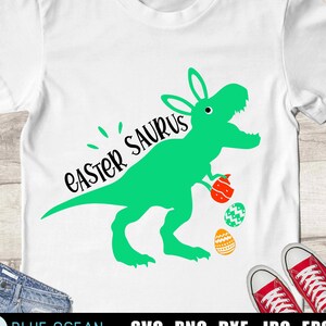 Download Estear saurus SVG Easter Dinosaur SVG T-Rex Bunny Bunny | Etsy