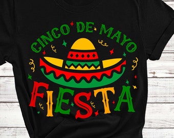Cinco de Mayo Fiesta SVG: Mexican Hat Cut Files (Digital Download)