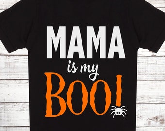 Mama is my Boo SVG, fichiers coupés Halloween (téléchargement numérique)