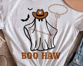 Boo Haw Western Geist SVG: Cowboy Halloween Cowgirl