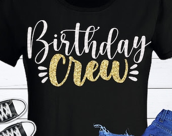 Download Birthday Crew Svg Etsy
