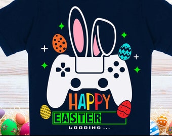 Easter gamer SVG,  Easter bunny gamer SVG, Happy easter game controller, Kids Easter SVG