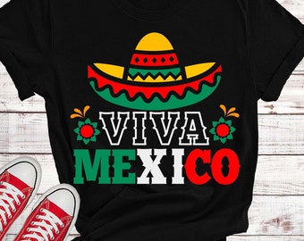 Viva Mexico SVG, Mexican Hat, Independencia de Mexico (Digital Download)