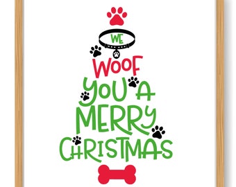 Download Dog Christmas Svg Etsy PSD Mockup Templates