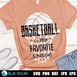 Basketball ist meine Lieblingsjahreszeit SVG, Basketball SVG