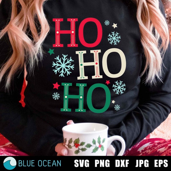 Noël SVG, Ho ho ho SVG, Santa ho ho ho, sublimation png de Noël