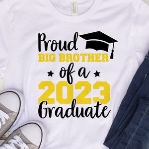 Proud Big Brother of a 2023 Graduate SVG Proud Big Brother - Etsy