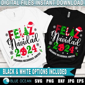 Feliz Navidad SVG, Natal espanhol SVG, Navidad SVG, Feliz Navidad Png, ditado espanhol, Feliz Navidad 2024, Navidad 2024 Svg
