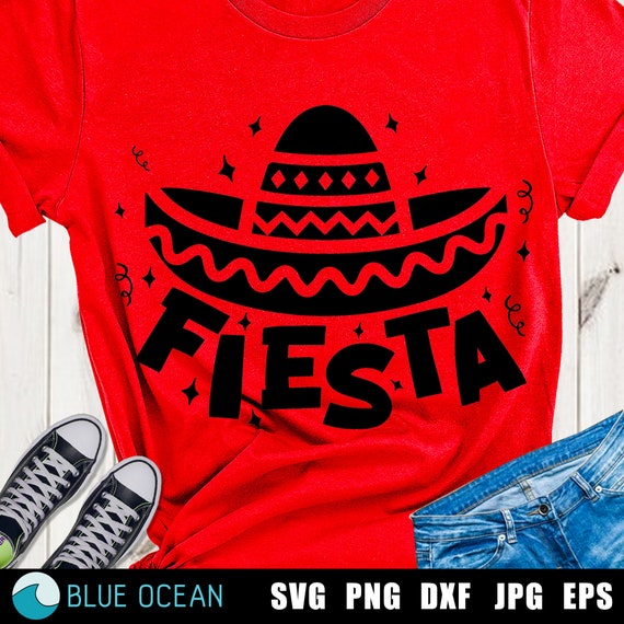 Cinco de Mayo Fiesta SVG, Mexican Hat, Party Cut Files (Digital Download)