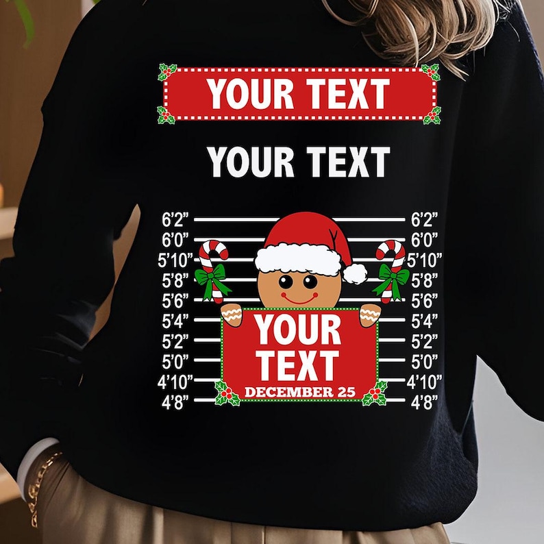 Funny Gingerbread Inmate Christmas Svg, Christmas Svg, North Pole ...