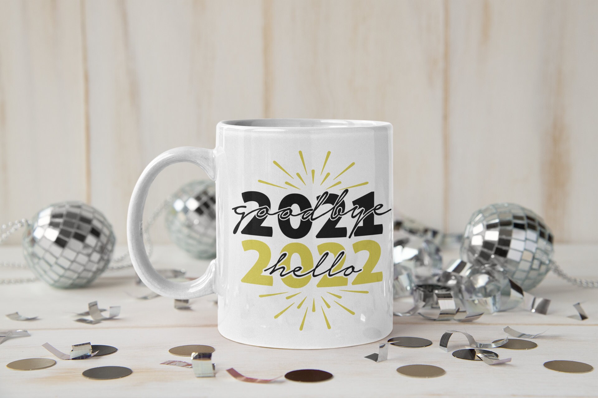 Hello 2022 SVG Goodbye 2021 hello 2022 SVG New Year 2022 | Etsy