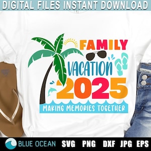 Férias em família 2025 SVG, camisa de férias em família, férias em família 2025 PNG, férias de verão 2025