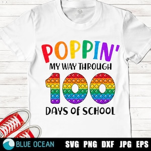 Knal me een weg door 100 dagen school SVG, 100 dagen school SVG, 100e schooldag SVG, 100 dagen shirt-svg
