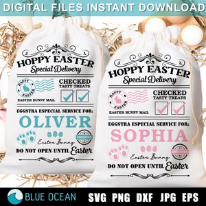 Easter Bunny Sack SVG, Easter Bag SVG, Egg Hunt Bag SVG, Easter Sack Cut sublimatie png