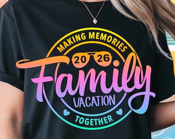 Family Vacation Shirt - Making Memories Together - Matching Group Travel Tee