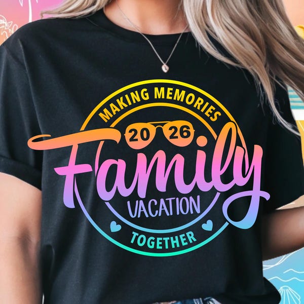 Familienurlaub Shirt - Erinnerungen zusammen machen - passendes Gruppenreise-T-Shirt